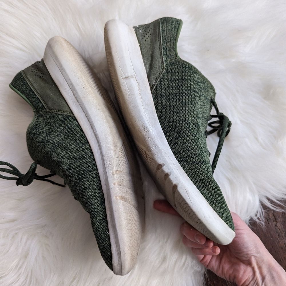 Kizik Madrid Comfortable Breathable Eco-Knit Slip On Sneakers Men's 11 green - Picture 4 of 8